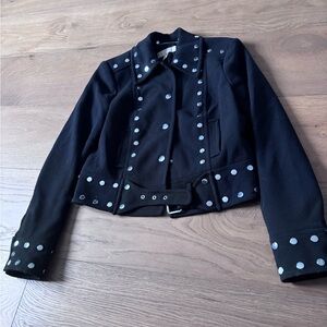 Michael Kors Black Studded Blazer